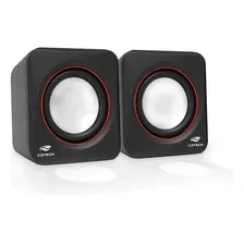 Caixa De Som Speaker 2.0 3w Sp-301bk Preta C3 Tech Cor Preto USB Foto mini 1