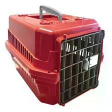 Caixa De Transporte N.0 Cão E Gato Pequena Filhote All Color Cor Vermelho Foto mini 1