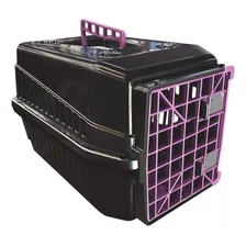 Caixa De Transporte N3 Cachorro Gato Cão Raças Medias Grande Cor Rosa Foto mini 1