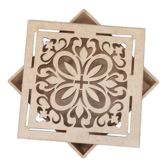 Caixa Decorada Presente Azulejo Portugues Artesanato 15x15x5 Foto 1