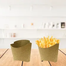 Caixa Embalagem Para Batata Frita - P (100 Unidades) Cor Kraft Lisa Foto mini 4