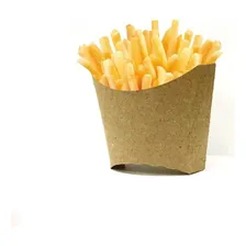 Caixa Embalagem Para Batata Frita - P (100 Unidades) Cor Kraft Lisa Foto mini  3