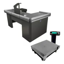 Caixa Empacotador Preto 2m Checkout E Balança 30kg Urano Foto  mini 1
