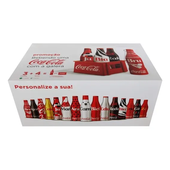 Caixa Fechada Coca Cola 25 Mini Garrafinhas Foto 1