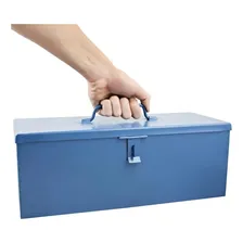 Caixa Ferramenta 01 (36cm) Bau Fercar Cor Azul Foto mini 3