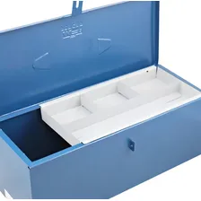 Caixa Ferramenta 01 (36cm) Bau Fercar Cor Azul Foto mini 2