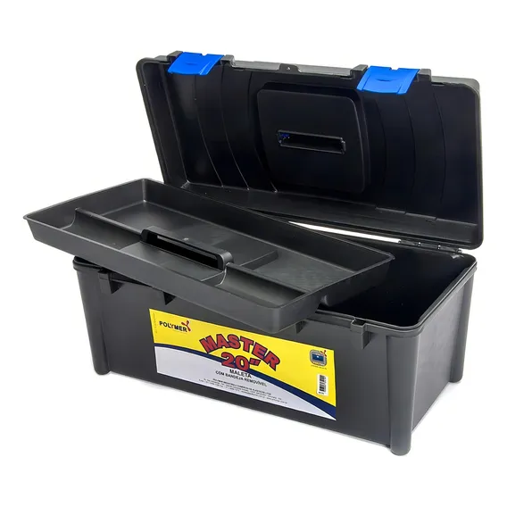 Caixa Ferramenta Polymer 20'' Com 1bandeja 4030x Foto 1