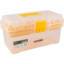 Caixa Ferramentas Com Trava E Alça Plástica Cpv 0330 Vonder Cor Amarelo Foto mini 1