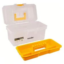 Caixa Ferramentas Com Trava E Alça Plástica Cpv 0330 Vonder Cor Amarelo Foto mini 2