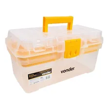 Caixa Ferramentas Com Trava E Alça Plástica Cpv 0330 Vonder Cor Amarelo Foto mini 3
