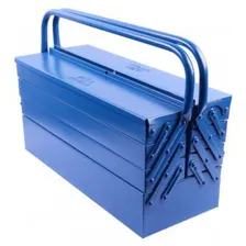 Caixa ferramentas sanfonada Fercar 09 7 gavetas 50cm azul Foto mini 3