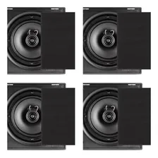 Caixa Frahm 6 50w Rms - Quadrada Kit Com 4 Caixas Pretas Foto mini  2