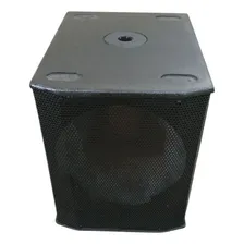 Caixa Gabinete Acustico Sub 15 Compensado Naval Com Tela Cor Preto 0 Foto mini 4
