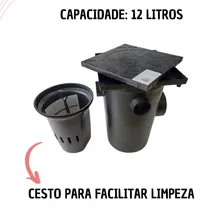 Caixa Gordura 12 Lt Com Cesto Para Limpeza 240x365x240mm Foto mini 3