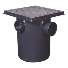 Caixa Gordura 250mm 18l C/cesto E Tampa Quadrada Agrometal Foto mini 1