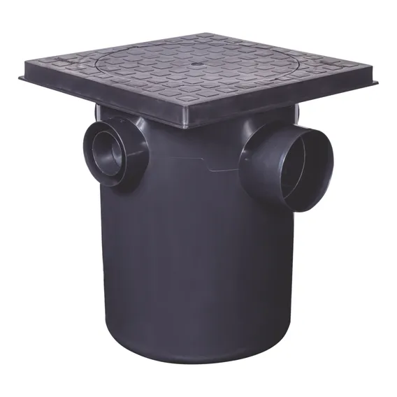 Caixa Gordura 250mm 18l C/cesto E Tampa Quadrada Agrometal Foto 1