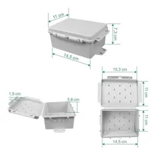 Caixa Hermética Multiuso Plástica Baby Cinza Multitoc Foto mini 2