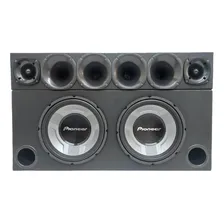 Caixa High Performance 12'' Pioneer Ts-w3060br + Corneteira Foto mini 4