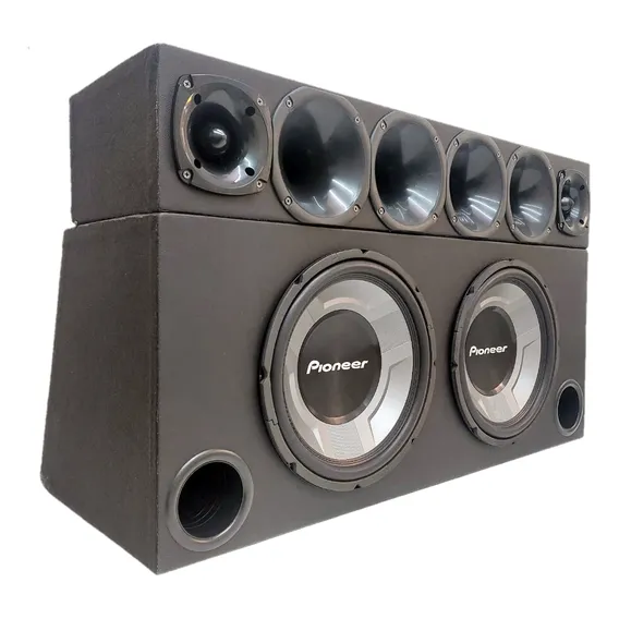 Caixa High Performance 12'' Pioneer Ts-w3060br + Corneteira Foto 1