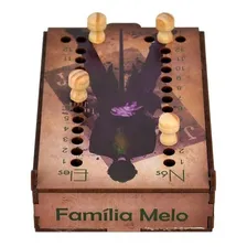 Caixa Jogo Truco Baralho Mdf Personalizada Modelo Joker Foto mini  3