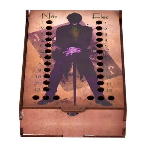 Caixa Jogo Truco Baralho Mdf Personalizada Modelo Joker Foto 1