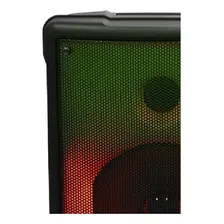 Caixa Karaokê 100 Watts Com Bluetooth / Usb / Fm - Preta Foto mini 4
