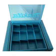 Caixa Maleta Ferramenta Furadeira Paraf. Makita Hp1620 1630 Cor Azul Foto mini 3