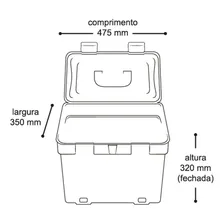 Caixa Maleta Organizadora Ferramentas Mega Box 2040 Arqplast Foto mini  2