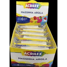 Caixa Massinha Argila Acrilex - 6 Pct 100 Gramas Cada Foto mini 2
