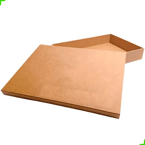 Caixa Mdf Cru Presentear 35x25x6 Lisa Madeira Simples Foto 1