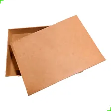 Caixa Mdf Cru Presentear 35x25x6 Lisa Madeira Simples Foto mini 3