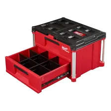 Caixa Milwaukee Packout Caixa Com 2 Gavetas 48-22-8442 Foto mini  3