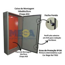 Caixa Montagem 1000x800x250 Painel Elétrico Quadro Comando Foto mini 3