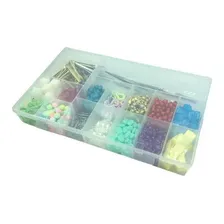 Caixa Organizadora Bijuterias Perolas 16 Divis贸rias Grande Cor Transparente Liso Foto mini 3
