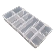 Caixa Organizadora Multiuso 11 Divisórias Plástico Transp Cor Transparente Foto  mini 1