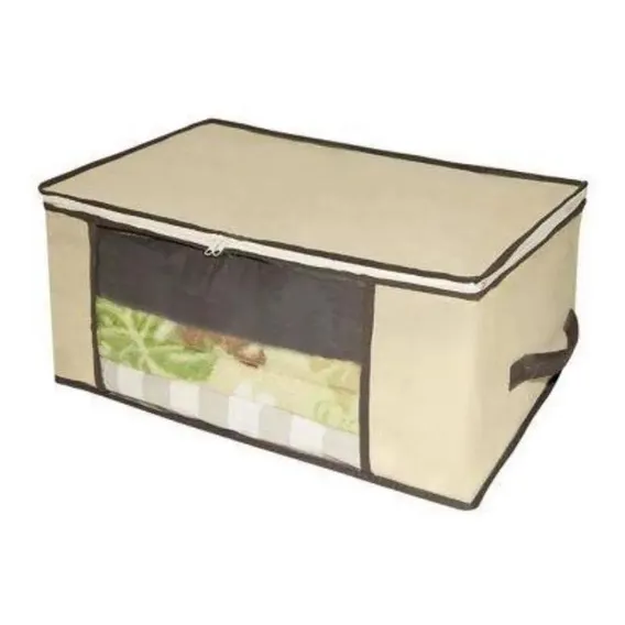 Caixa Organizadora Multiuso Em Tnt Com Visor 45 X 45 X 20cm Foto 1