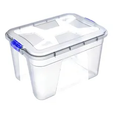 Caixa Organizadora Multiuso Transparente 56 Litros Foto mini  2