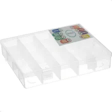 Caixa Organizadora Plástico 20 Divisórias Estojo Multiuso Cor Transparente Foto mini  2