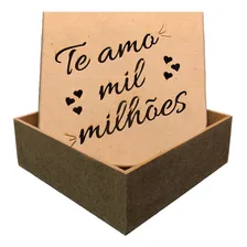 Caixa Organizadora Presente Simples Mdf Surpresa Foto mini 1