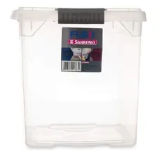 Caixa Organizadora Transparente 11 Litros Multiuso Sanremo Foto mini 3