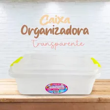 Caixa Organizadora Transparente Multiuso 10 Litros Foto mini  3