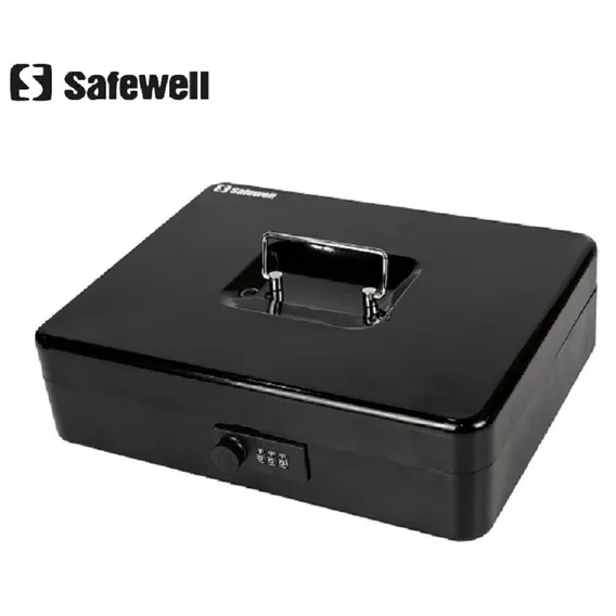 Caixa p/ dinheiro Safewell C/bandeja P/ Notas E Moedas Modelo Cb0103c Foto 1