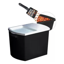 Caixa Para Armazenar Ração Anti Inseto Mantem Fresca 15 Kg Foto mini 1