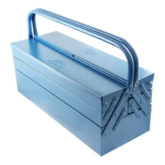Caixa Para Ferramentas Fercar -06- Sanfonada 5 Gavetas 40cm Cor Azul Foto 1