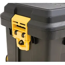 Caixa Para Ferramentas Plástica Com Rodas Crv 0200 Vonder Cor Preto/Amarelo Foto mini 4