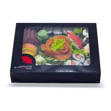 Caixa Para Sushi Delivery- Grande - Pct C/100 Unid Foto mini 2