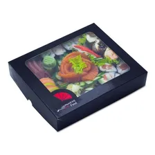 Caixa Para Sushi Delivery- Grande - Pct C/100 Unid Foto mini 4