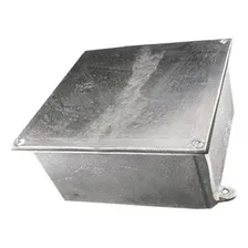 Caixa Passagem Aluminio Acp 10cx10lx06a Foto  mini 1