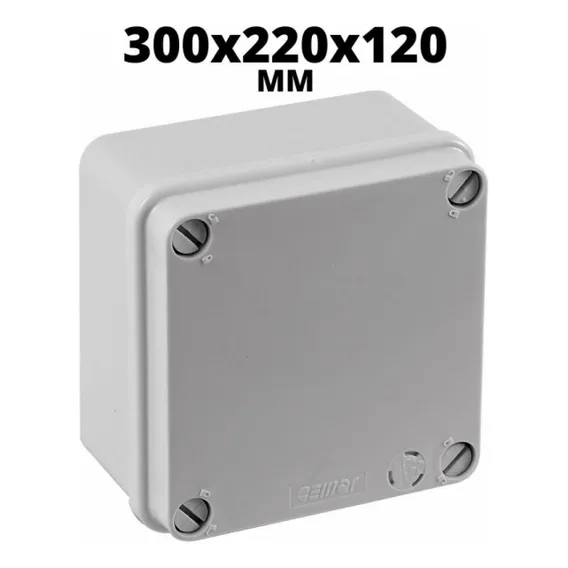 Caixa Passagem Sob Pvc 300x220x120 Cemar 914057 Foto 1