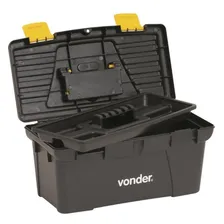 Caixa Plástica 12,5 Pol Para Ferramentas Cpv 0320 Vonder Cor Preto e amarelo Foto mini  2